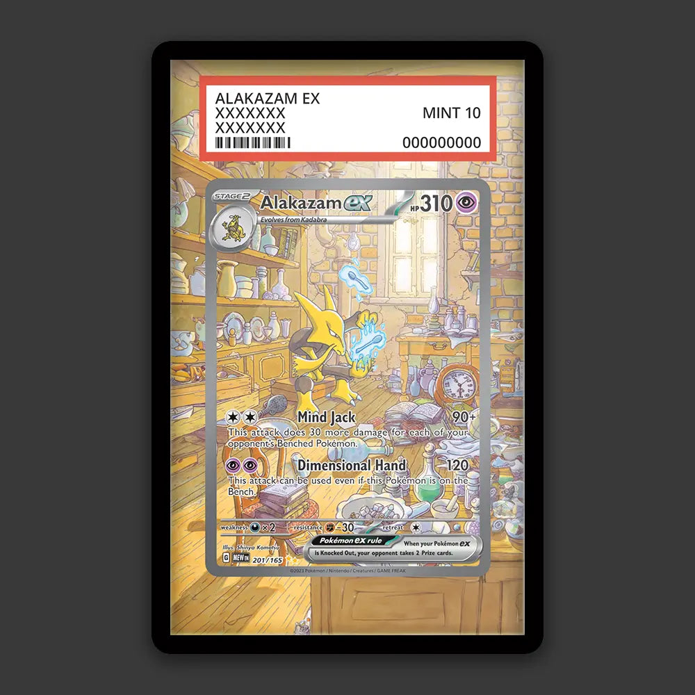 Alakazam EX - PSA Graded Display