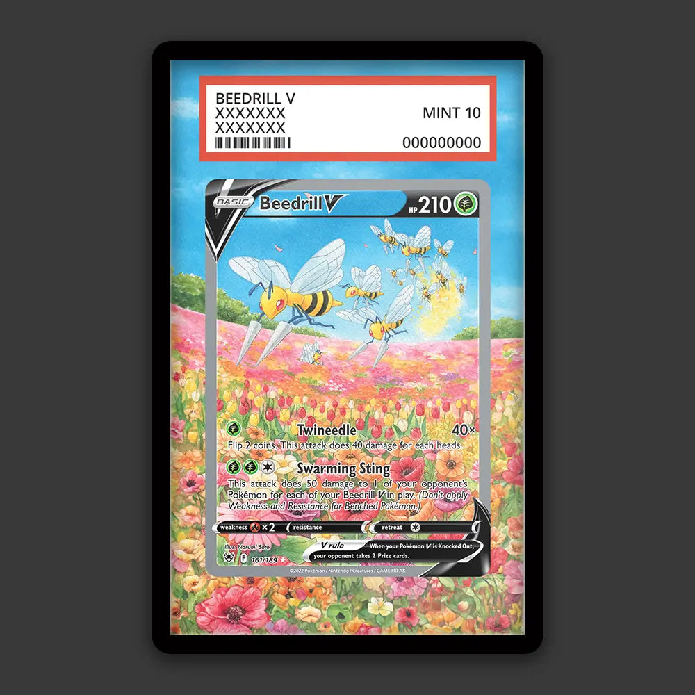 Beedrill V - PSA Graded Display