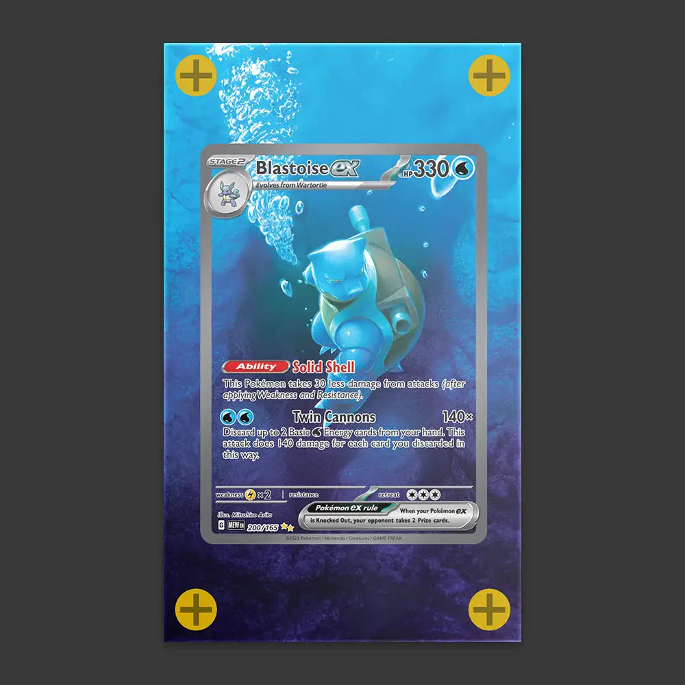 Blastoise EX - Art Display