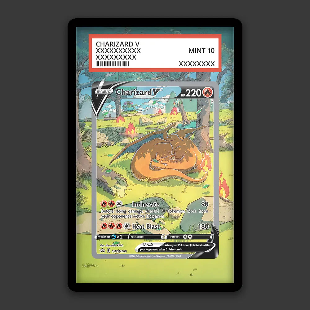 Charizard V - PSA Graded Display