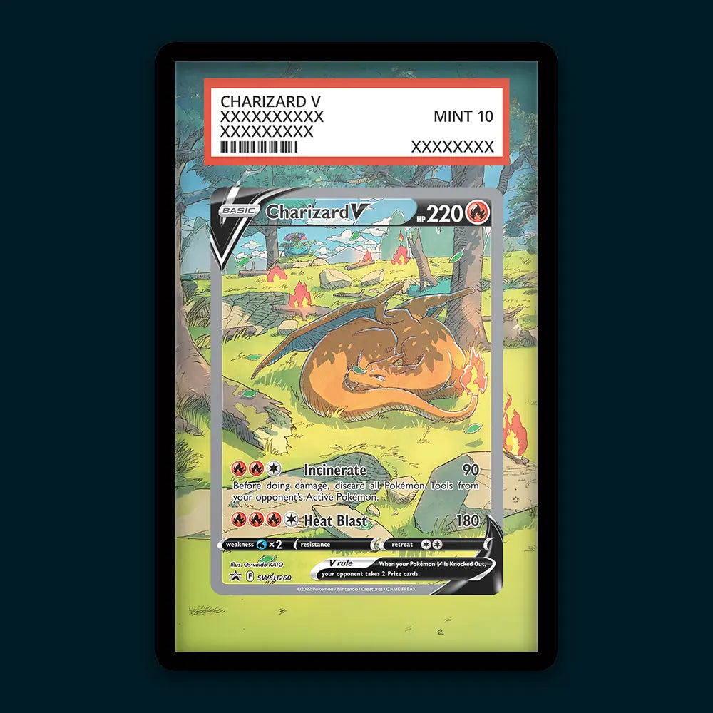Charizard V - PSA Graded Display