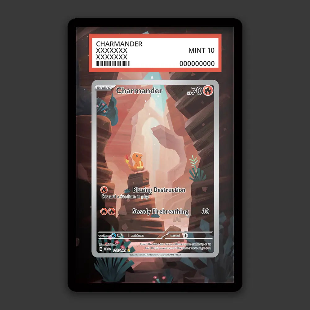 Charmander - PSA Graded Display