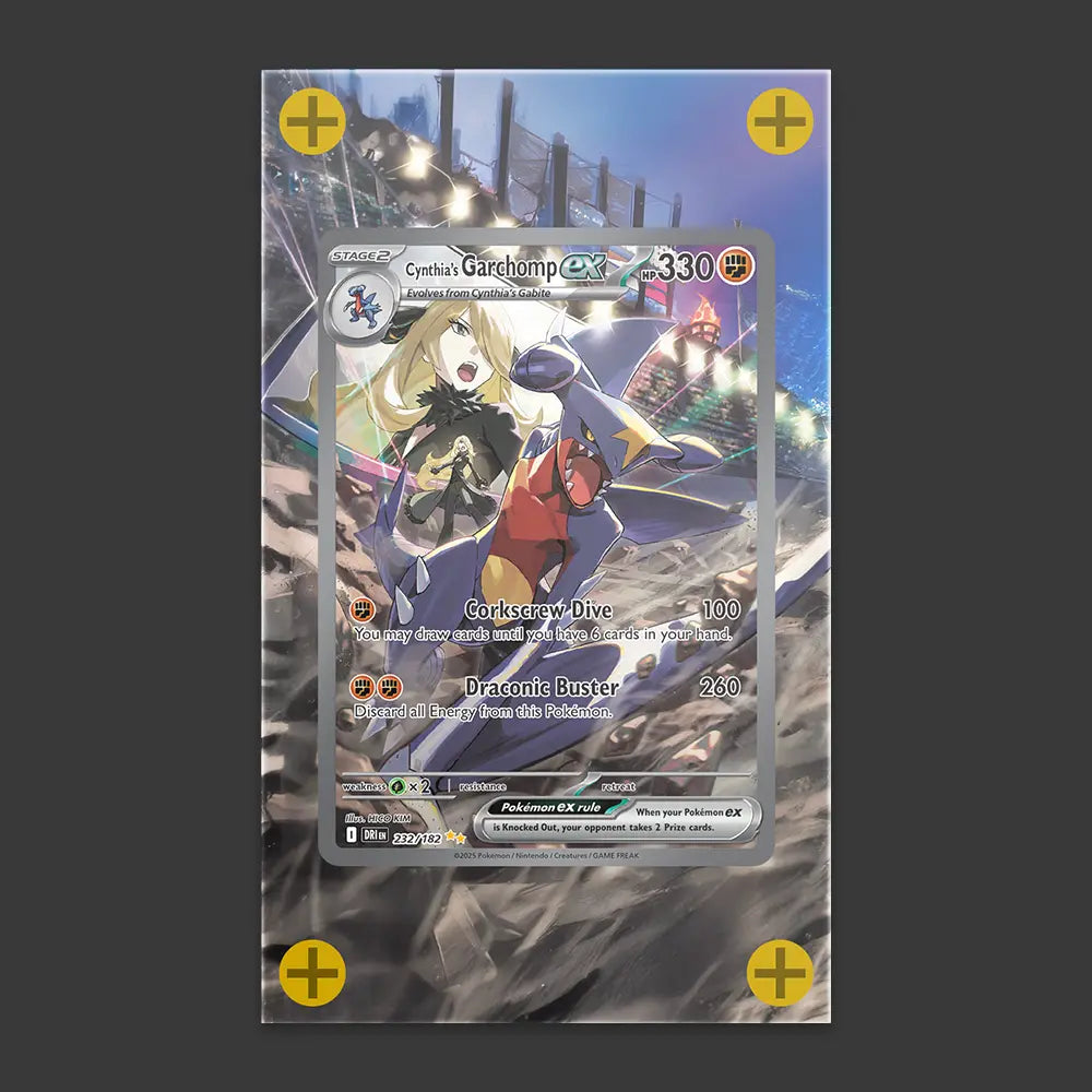 Cynthia's Garchomp EX - Art Display