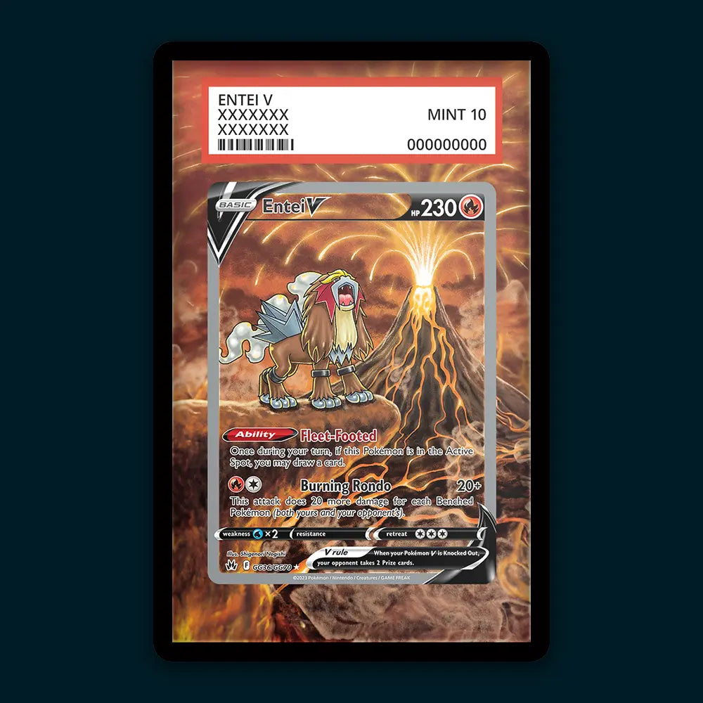Entei V - PSA Graded Display