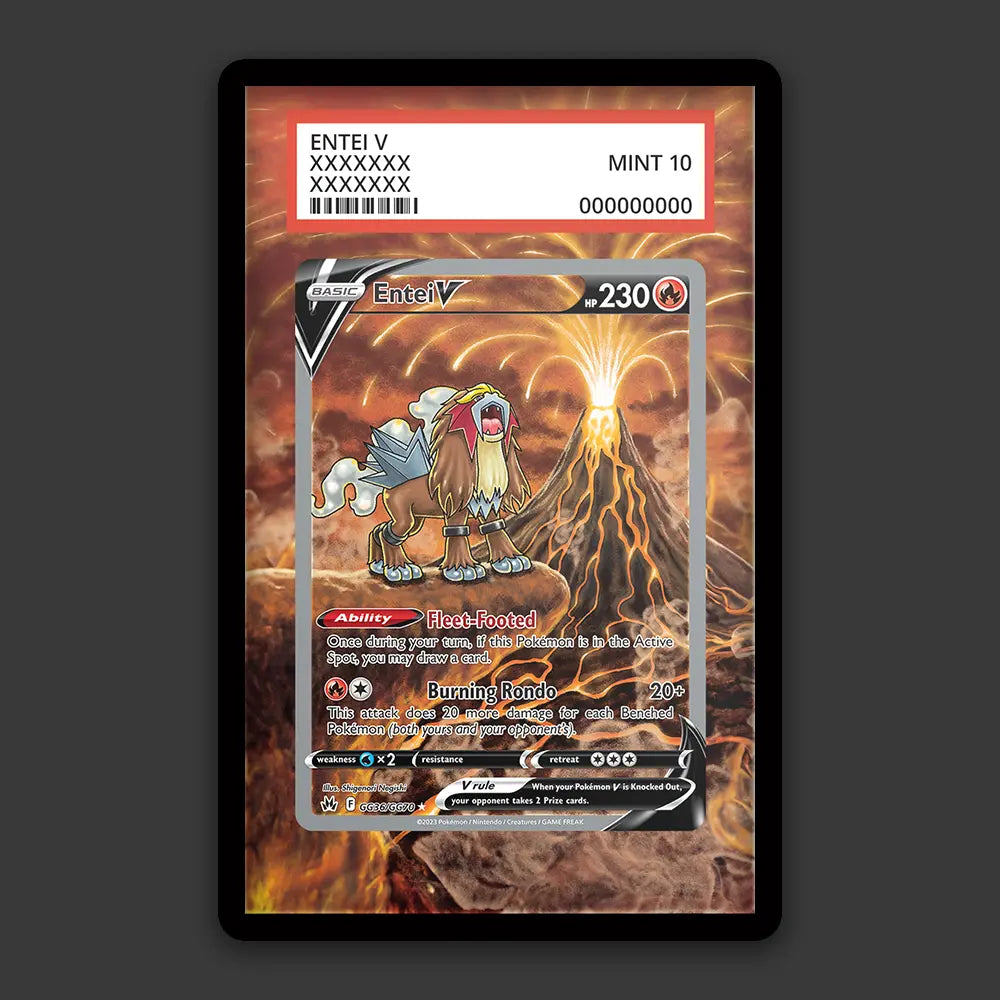 Entei V - PSA Graded Display