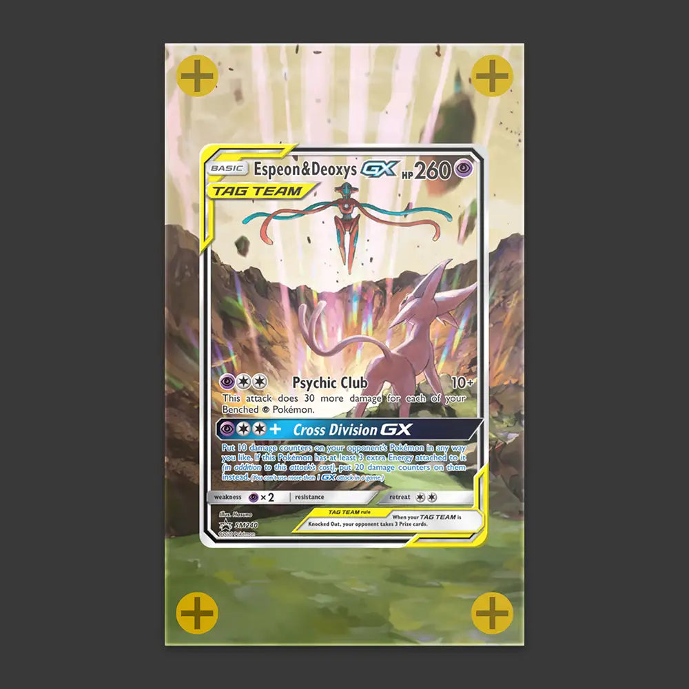 Espeon & Deoxys GX - Art Display