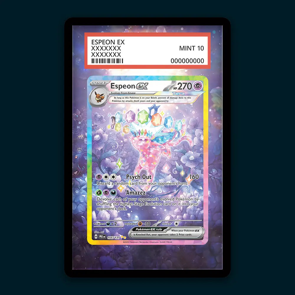 Espeon EX - PSA Graded Display