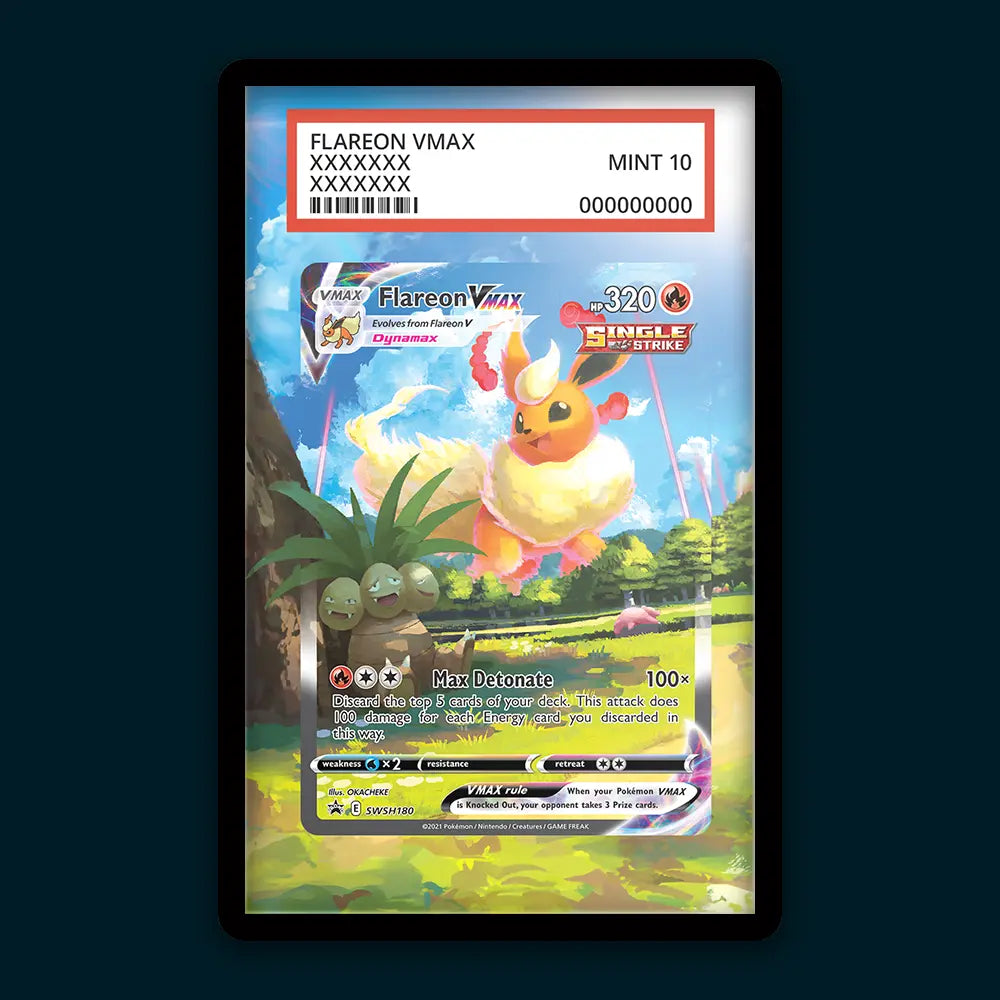 Flareon VMAX - PSA Graded Display