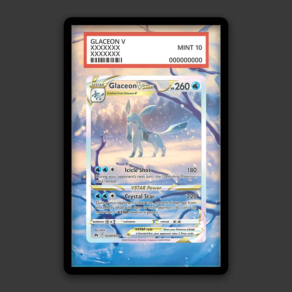 Glaceon VSTAR - PSA Graded Display