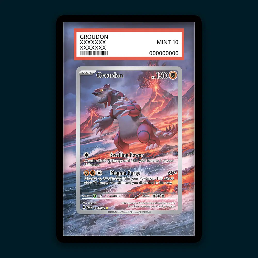 Groudon - PSA Graded Display
