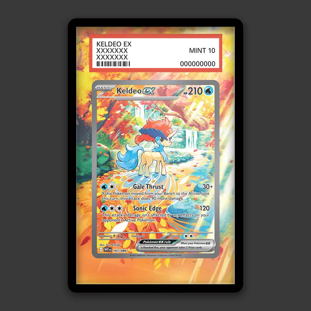 Keldeo EX - PSA Graded Display
