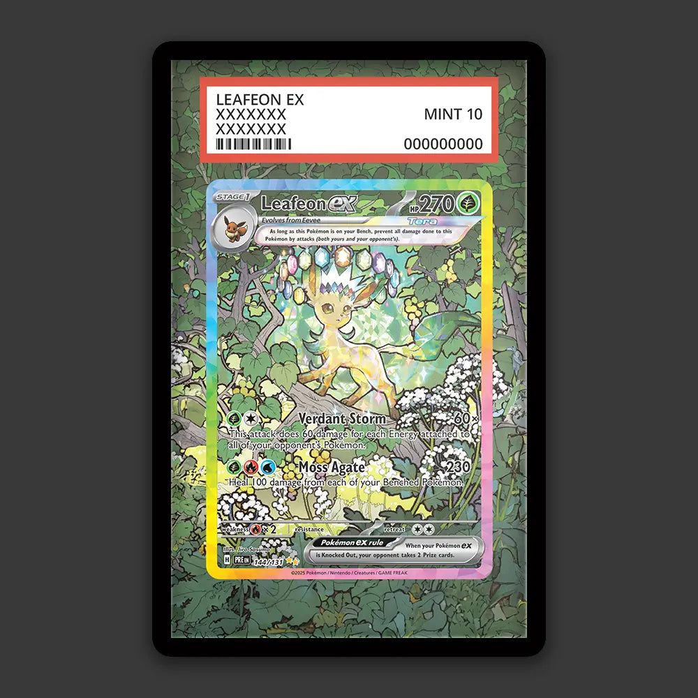 Leafeon EX - PSA Graded Display