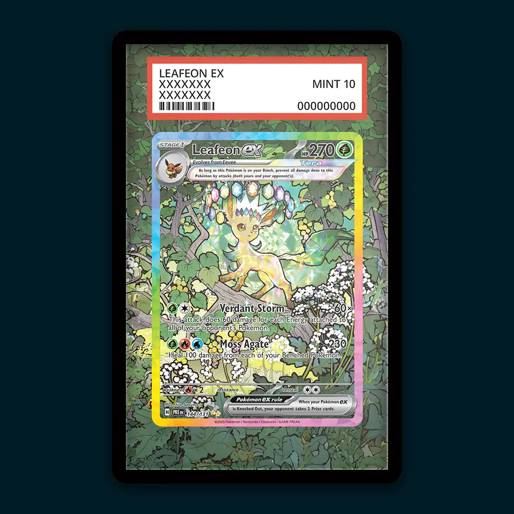Leafeon EX - PSA Graded Display