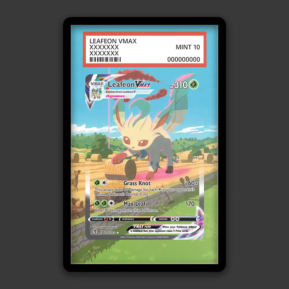 Leafeon VMAX - PSA Graded Display