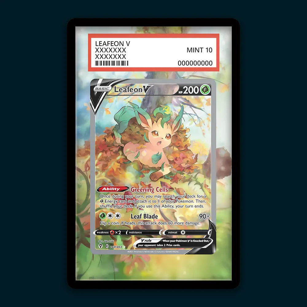 Leafeon V - PSA Graded Display
