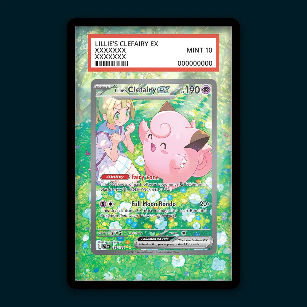 Lillie's Clefairy EX - PSA Graded Display
