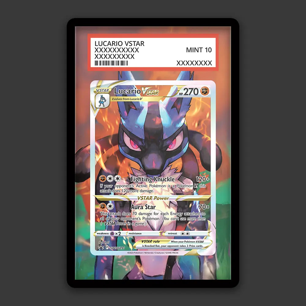 Lucario VSTAR - PSA Graded Display