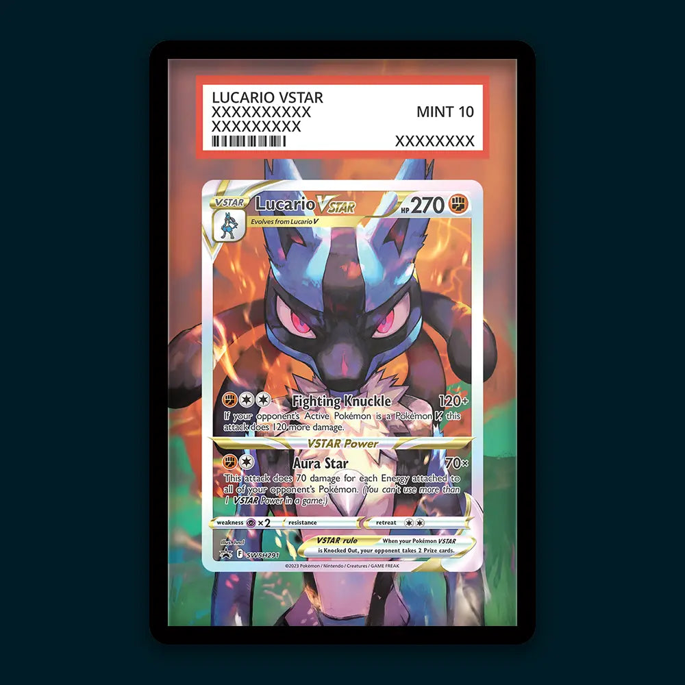 Lucario VSTAR - PSA Graded Display