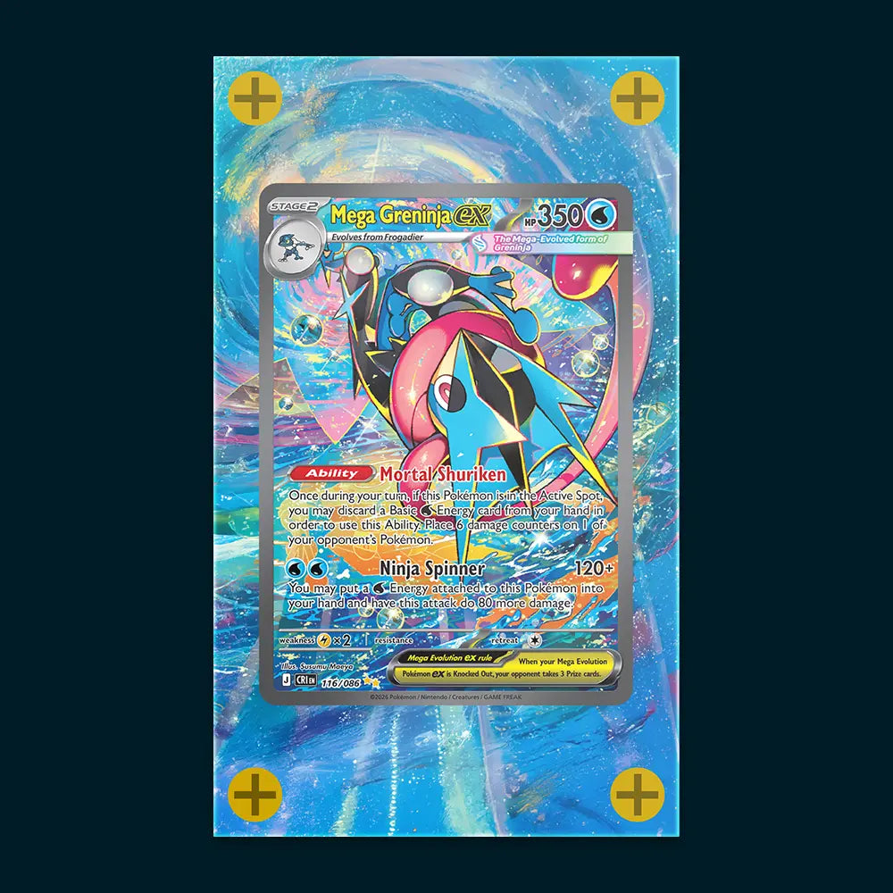 Mega Greninja EX - Art Display