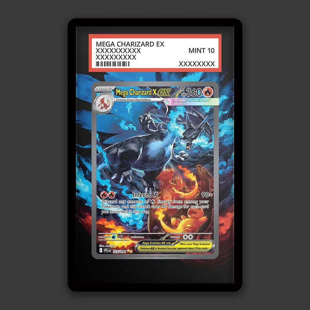 Mega Charizard EX - PSA Graded Display