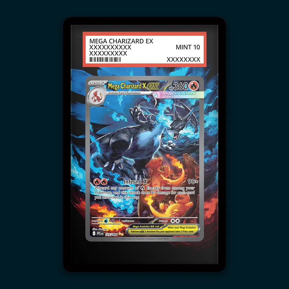 Mega Charizard EX - PSA Graded Display