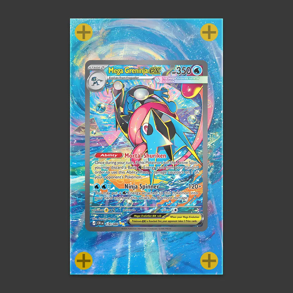 Mega Greninja EX - Art Display