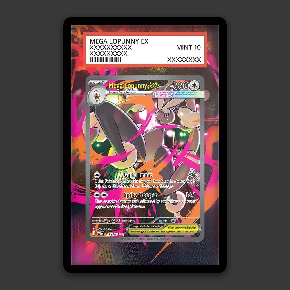 Mega Lopunny EX - PSA Graded Display