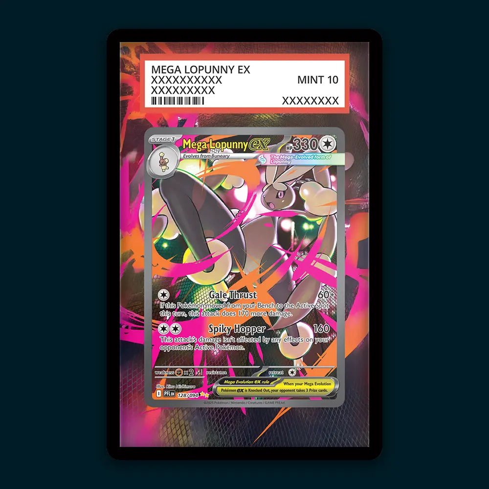 Mega Lopunny EX - PSA Graded Display