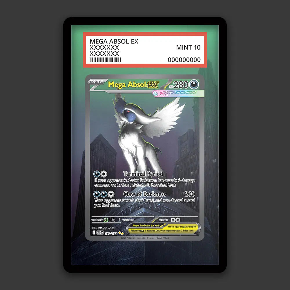 Mega Absol EX - PSA Graded Display