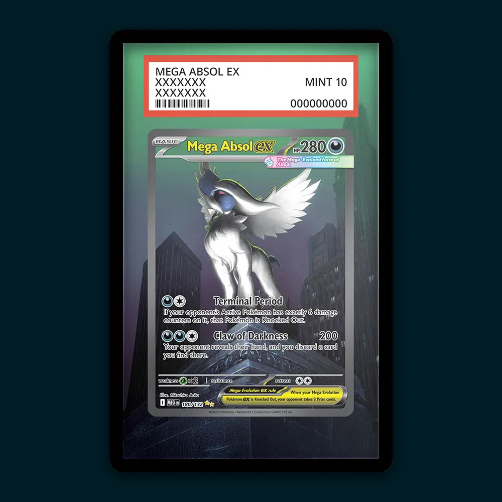 Mega Absol EX - PSA Graded Display