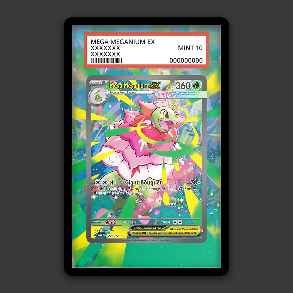 Mega Meganium EX - PSA Graded Display