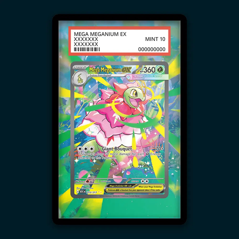 Mega Meganium EX - PSA Graded Display