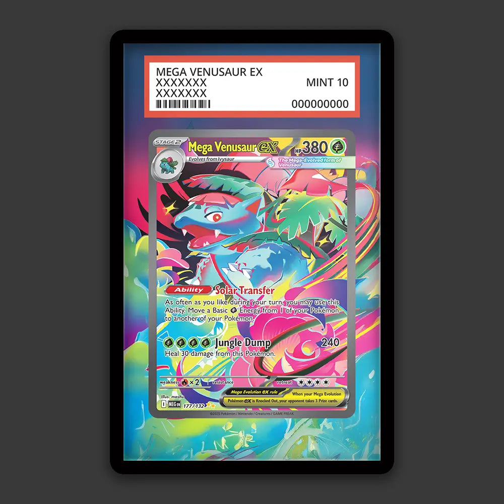Mega Venusaur EX - PSA Graded Display