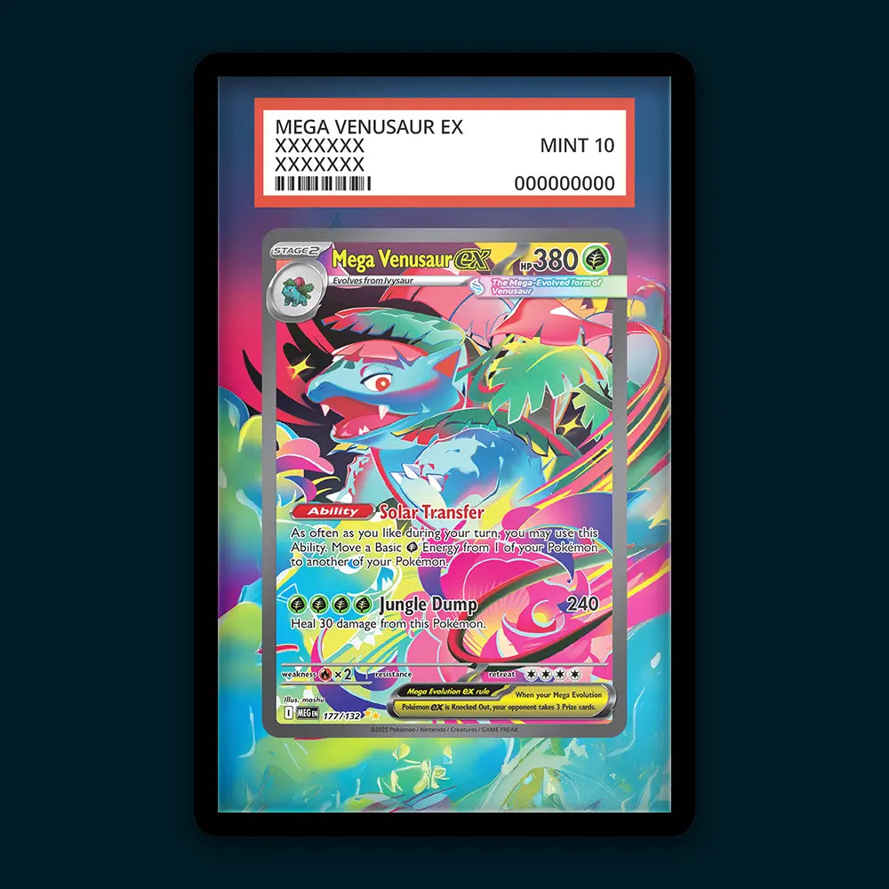 Mega Venusaur EX - PSA Graded Display