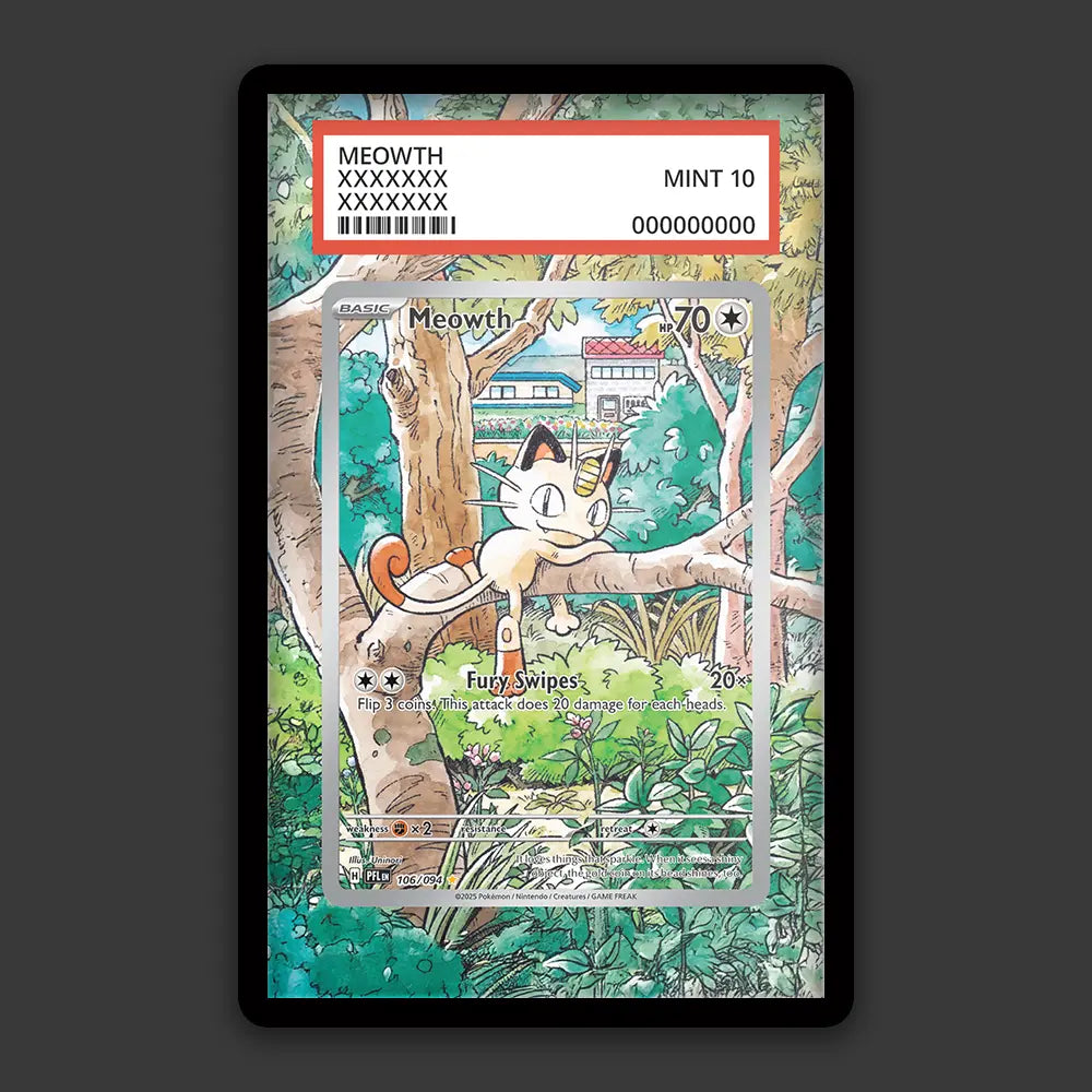 Meowth - PSA Graded Display