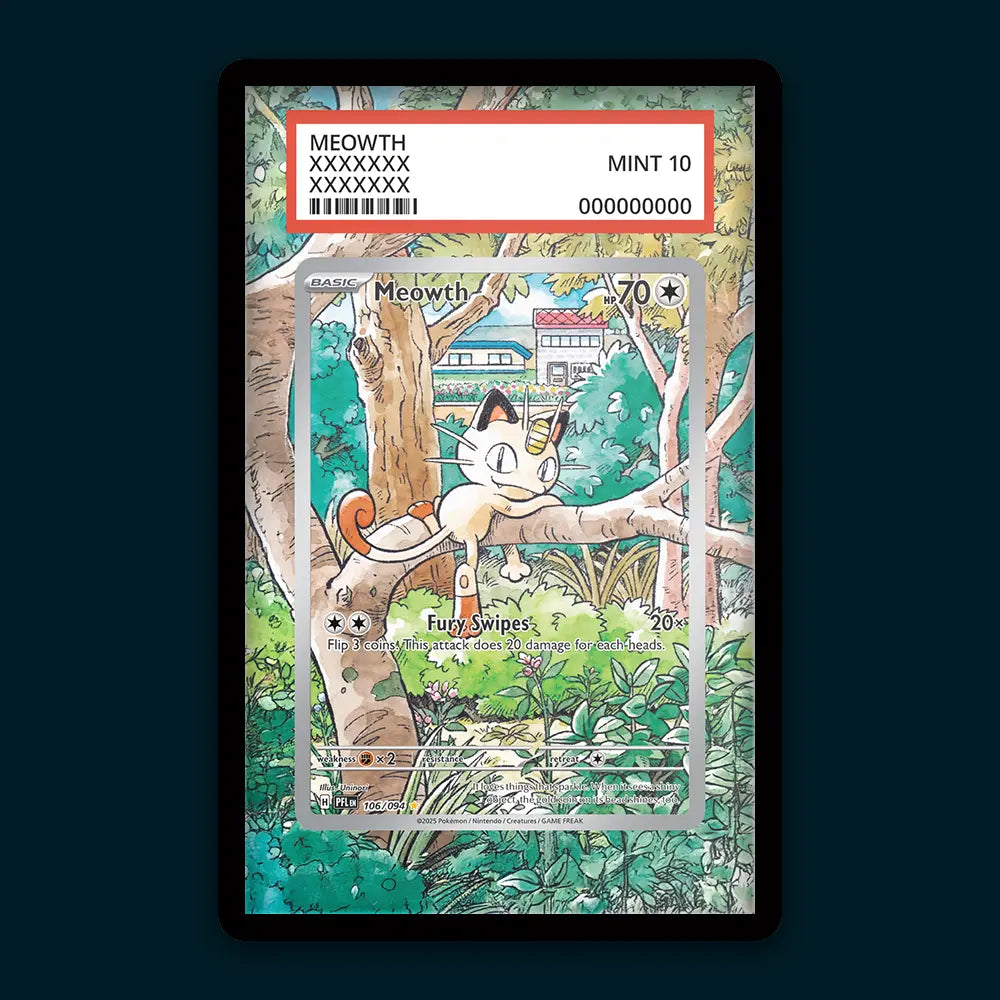 Meowth - PSA Graded Display