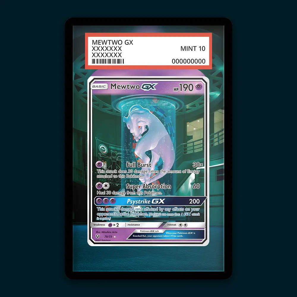 Mewtwo GX - PSA Graded Display