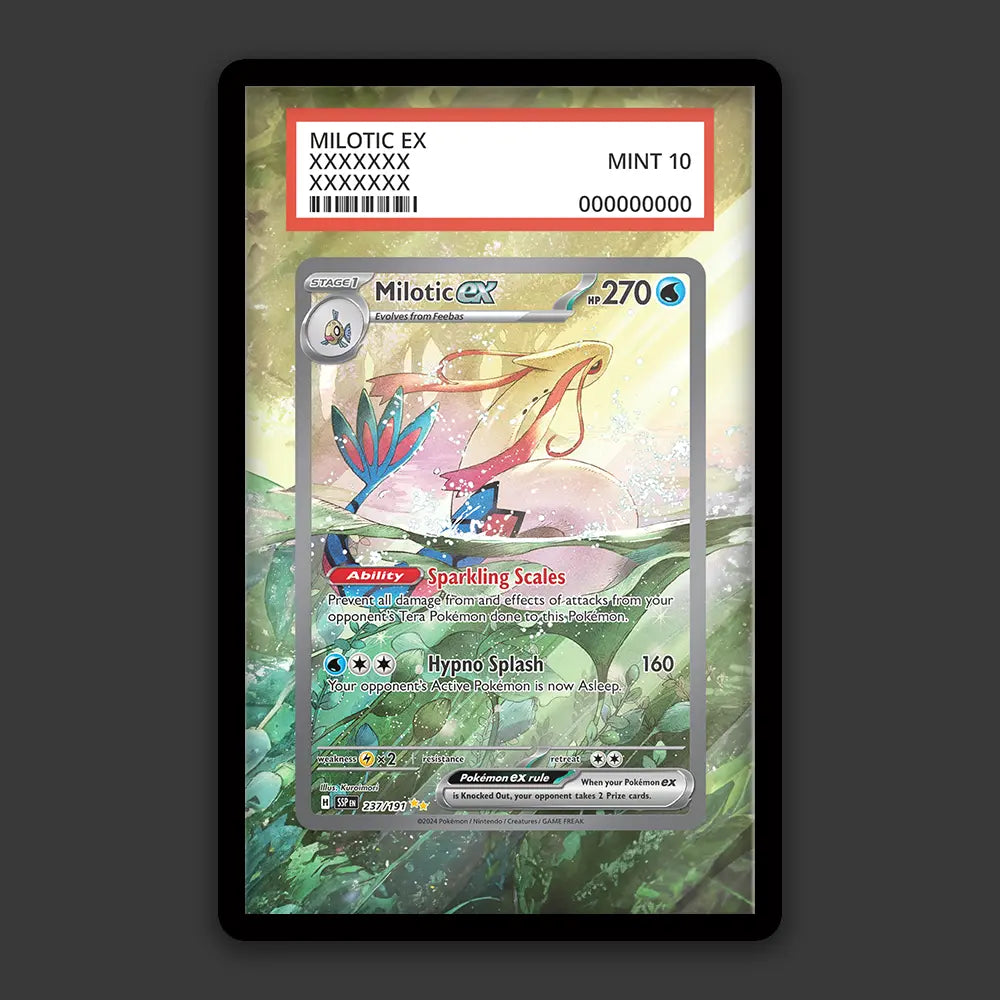 Milotic EX - PSA Graded Display