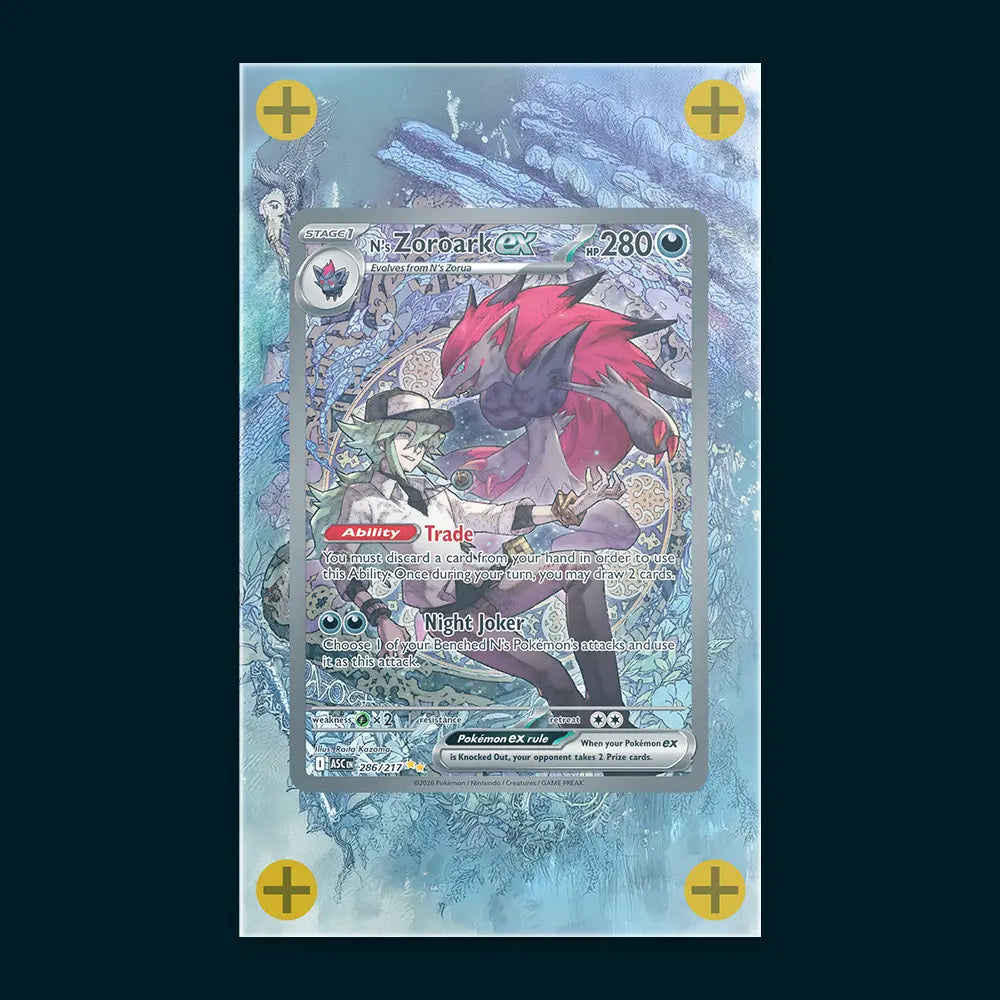 N's Zoroark EX - Art Display
