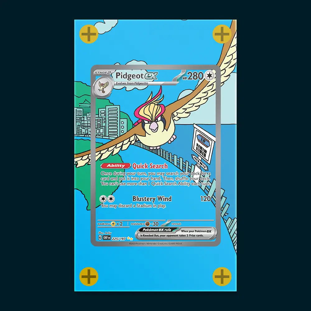 Pidgeot EX - Art Display