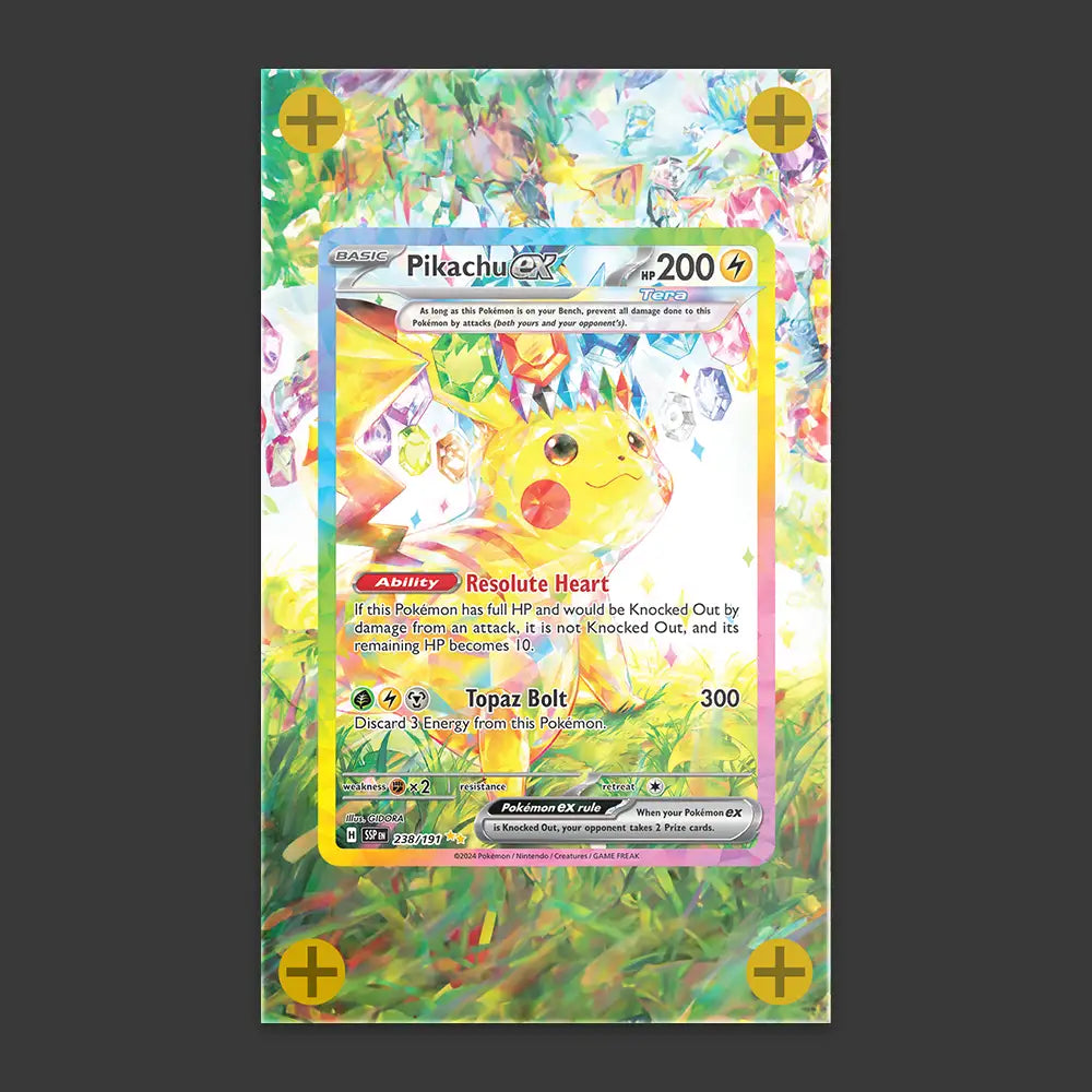 Pikachu EX - Art Display