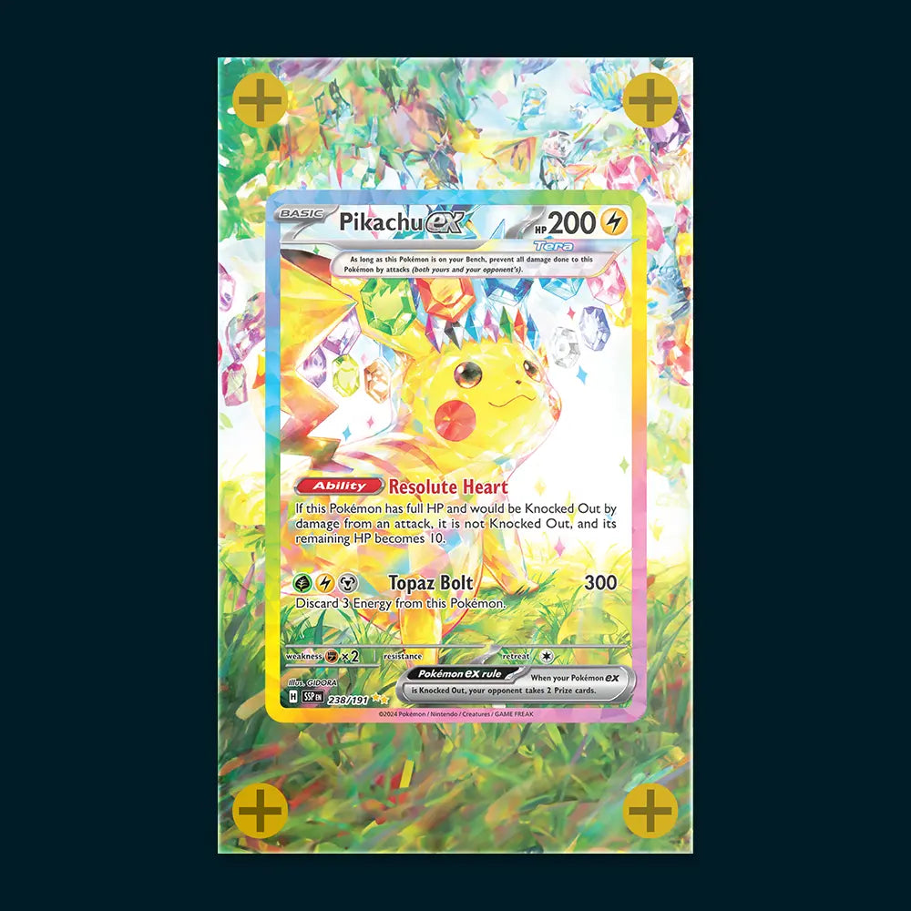 Pikachu EX - Art Display