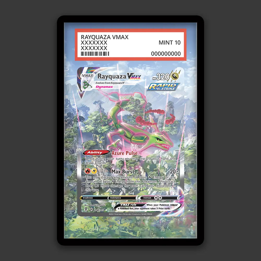 Rayquaza VMAX - PSA Graded Display