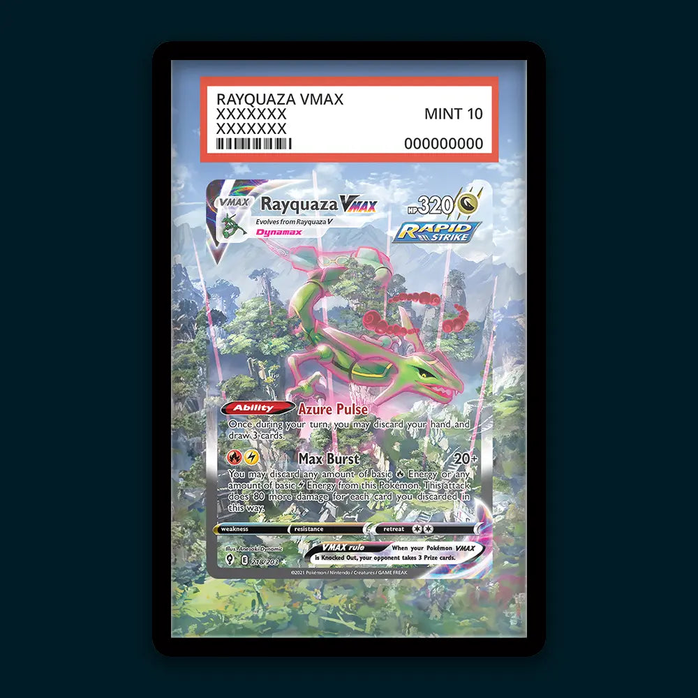 Rayquaza VMAX - PSA Graded Display