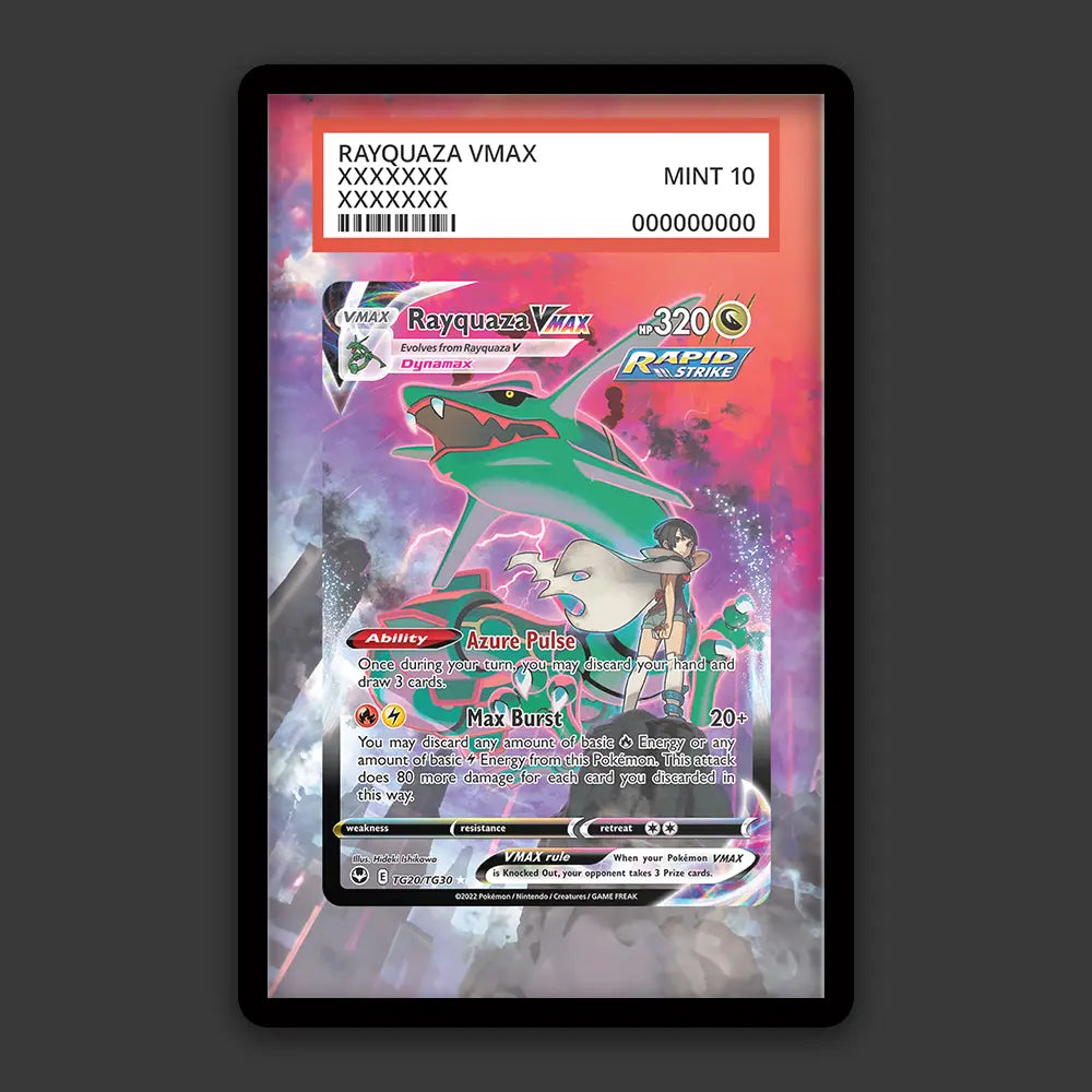 Rayquaza VMAX - PSA Graded Display