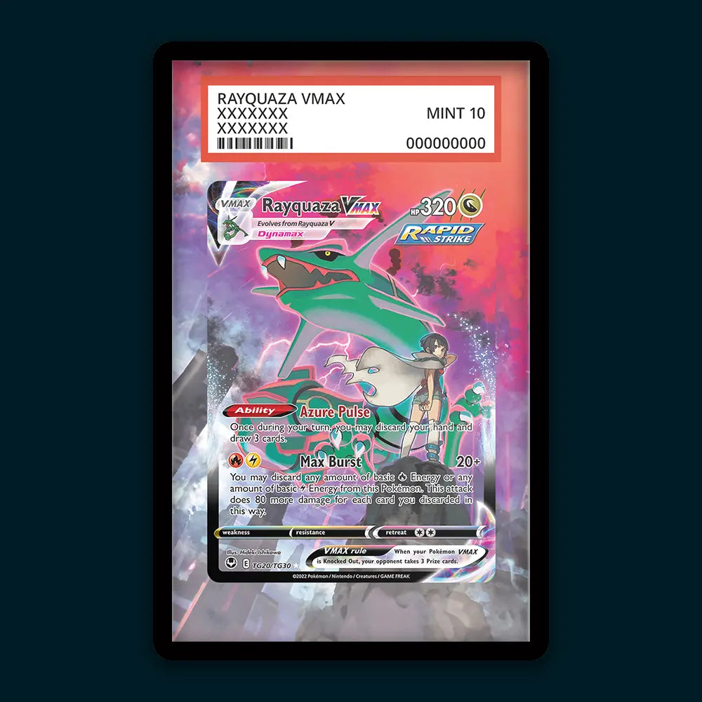 Rayquaza VMAX - PSA Graded Display