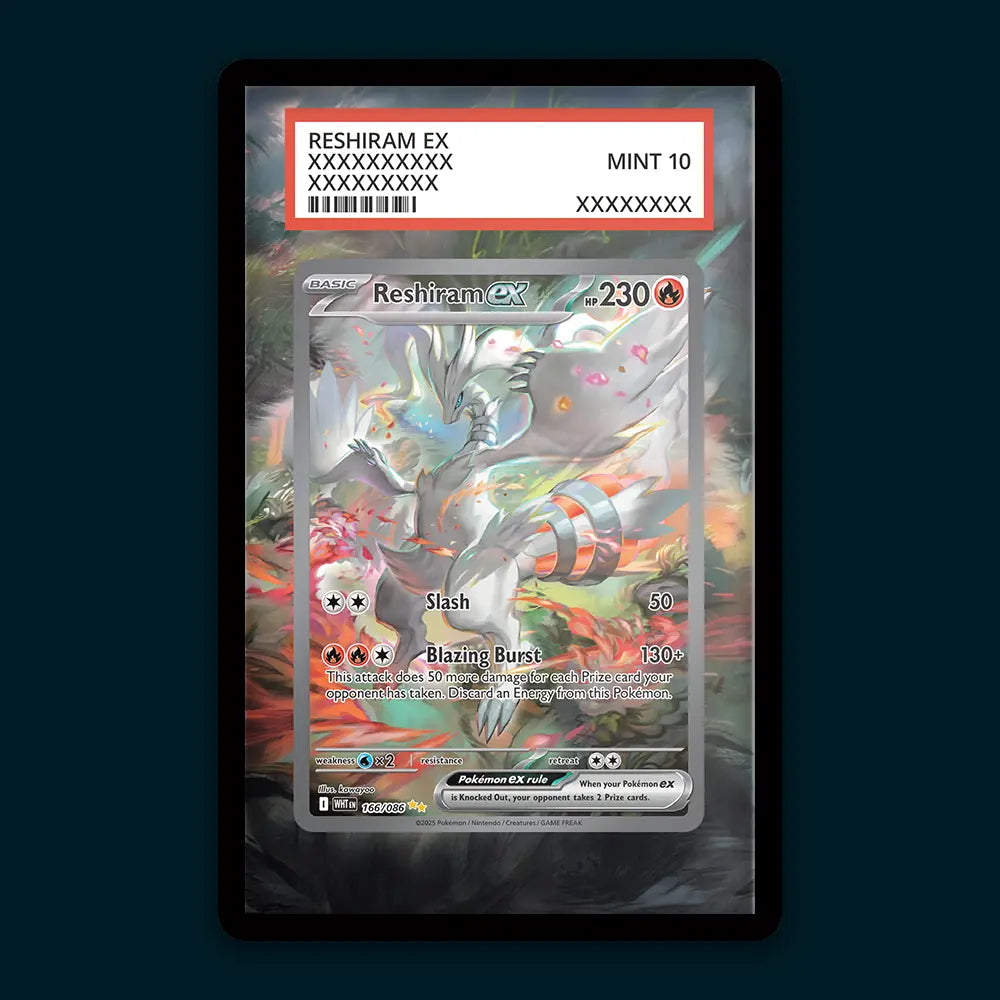 Reshiram EX - PSA Graded Display