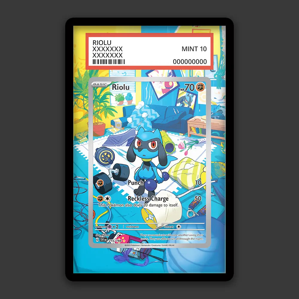 Riolu - PSA Graded Display