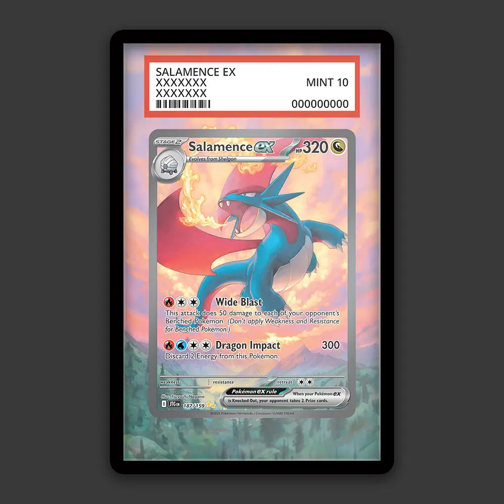 Salamence EX - PSA Graded Display