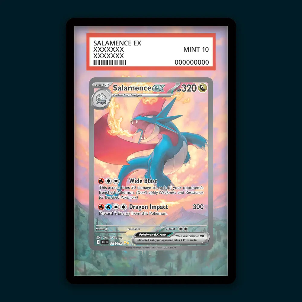 Salamence EX - PSA Graded Display